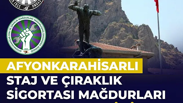 Staj ve çıraklık mağdurları Zafer Meydanı'nda stant açacak