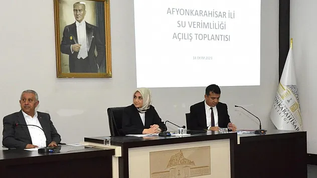 Su verimliliği toplantısı yapıldı