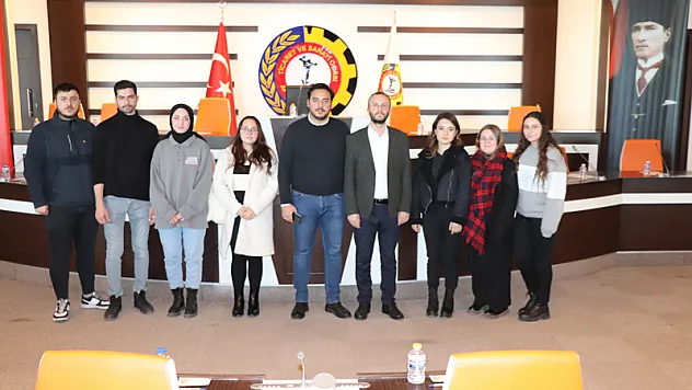 Şuhut'lu Üniversiteliler ATSO'yu İnceledi
