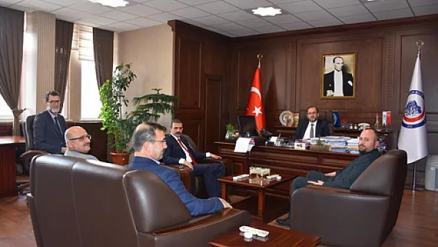 Sultandağı heyetinden AFSÜ'ye ziyaret