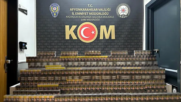 Sultandağı'nda 1830 Paket Kaçak Sigara Ele Geçirildi