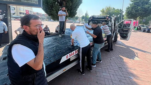 Tavşanlı Halkı, Harmancık'taki Yangın İçin Seferber Oldu