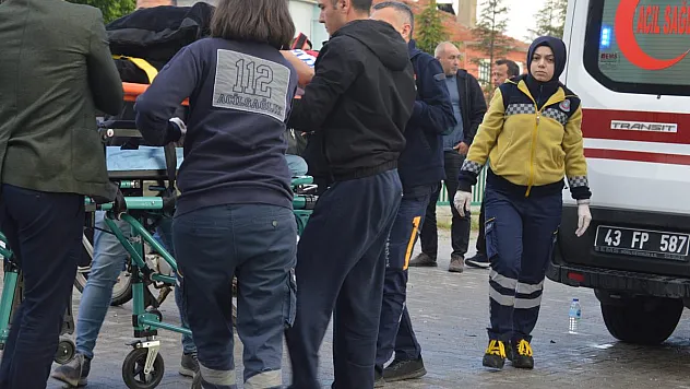 Tavşanlı’da otomobil ile motosiklet çarpıştı: 1 yaralı