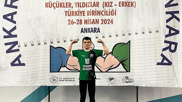 Tekin, Türkiye altıncısı oldu