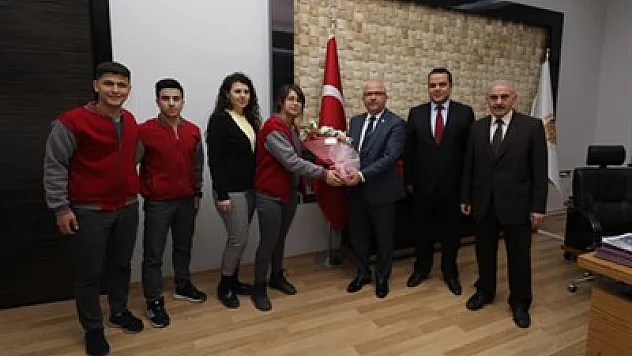 Teknik Kolej'den Başkan Çoban'a ziyaret