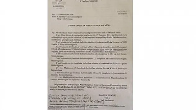Toplama kampı mı kuracaklardı? – Kocatepe Gazetesi