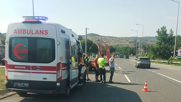 Trafik Kazasında 1 Kişi Yaralandı