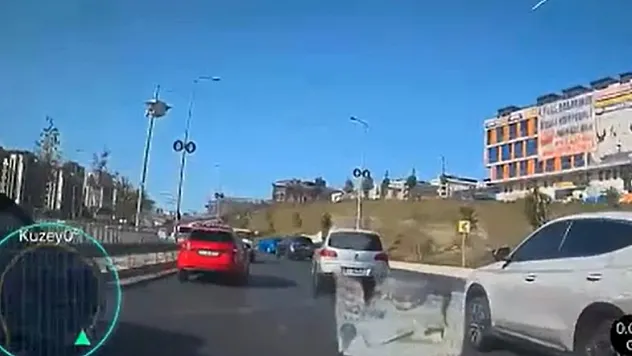 Trafik Magandası, Korku Dolu Anlar Yaşattı