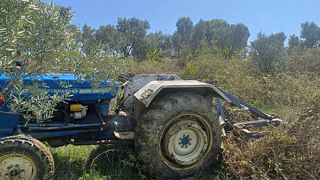 Traktörden Düşen Sürücü Yaralandı