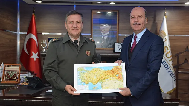 Tuğgeneral Alp, Başkan Bozkurt’u ziyaret etti