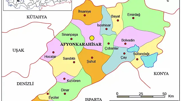 TÜİK İl Olacak İlçeleri Açıkladı. Listede Afyon’un Hangi İlçeleri Var?