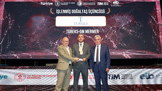 Tureks'e Doğal Taş İhracatında 4 Ödül Birden