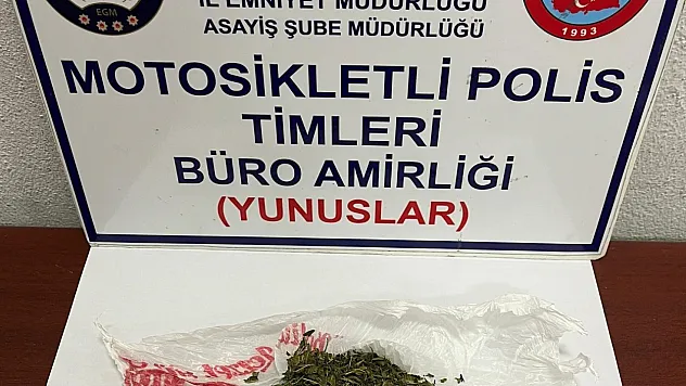 Üzerinde Uyuşturucu Bulunan Kişi Gözaltına Alındı