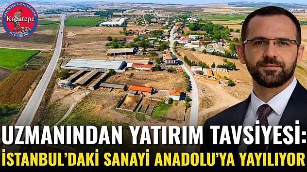 Uzmanından Yatırım Tavsiyesi: İstanbul'daki Sanayi Anadolu'ya Yayılıyor
