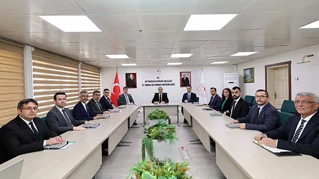 Vali Aktaş'a, Afyonkarahisar'ın Tarım Ve Hayvancılığı Anlatıldı