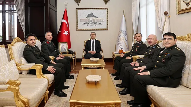 Vali Aktaş'a Askeri Erkan Ve İlçelerden Ziyaret