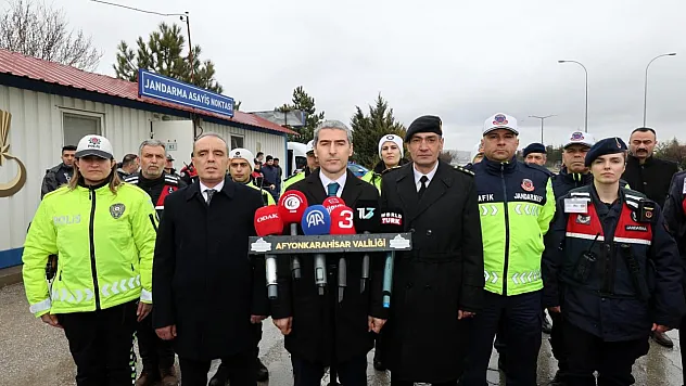 Vali Aktaş: Afyon'da Bayram İçin Tüm Ekipler Sahada