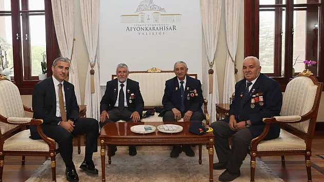 Vali Aktaş, Kıbrıs Gazilerini Ağırladı