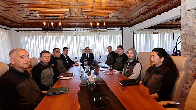 Vali Aktaş, Orman Teşkilatlarından Brifing Aldı