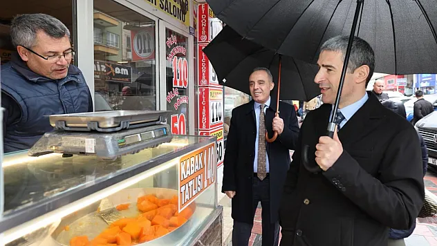 Vali Aktaş'tan Yağmur Altında Ambaryolu Turu