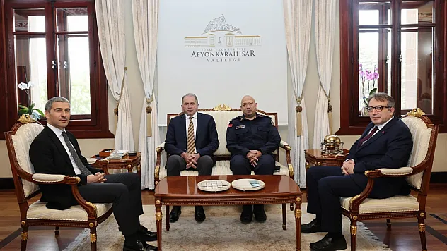 Vali Aktaş, Uşak'tan Gelen Konukları Kabul Etti