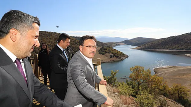 Vali Çiçek, ilçelerdeki  projeleri takip ediyor