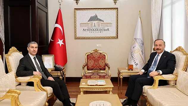 Vali Erin'den, Vali Aktaş'a Hayırlı Olsun Ziyareti