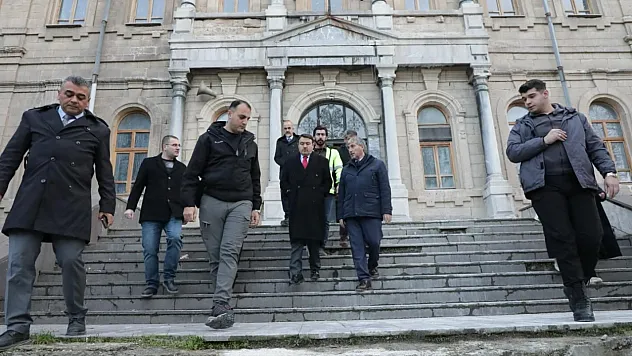 Vali Musa Işın, Kütahya Lisesi'nde İncelemelerde Bulundu