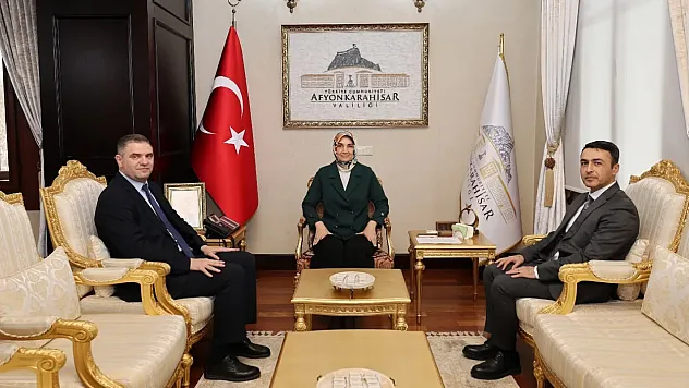 Vali Yiğitbaşı, BİK'in Yeni Bölge Müdürünü Kabul Etti