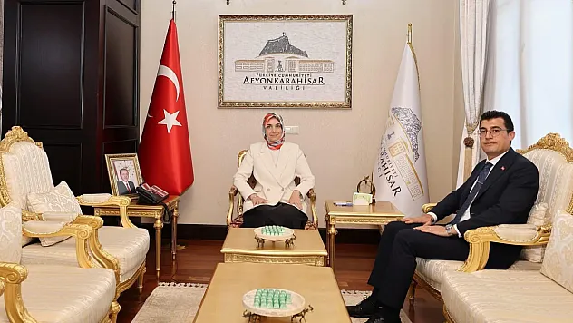 Vali Yiğitbaşı, Sandıklı Cumhuriyet Başsavcısını Kabul Etti