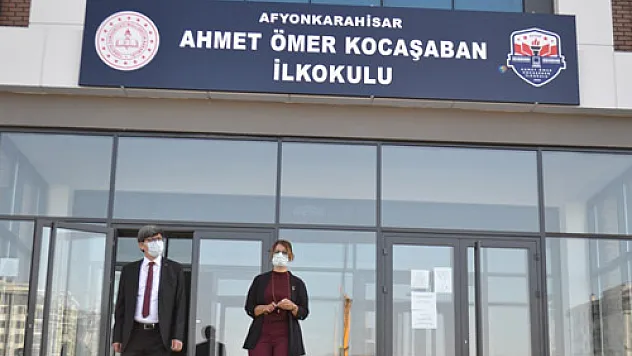 Yalçın, Ahmet Ömer Kocaşaban İlkokulunu inceledi