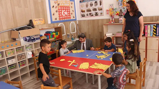 Yalçın, eğitim hazırlıklarını yerinde inceledi