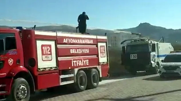 Yangına TOMA'lar Müdahale Etti