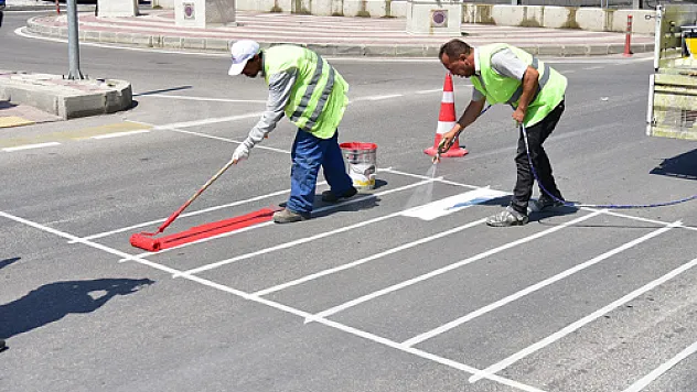 Yaya geçitleri için hummalı çalışma