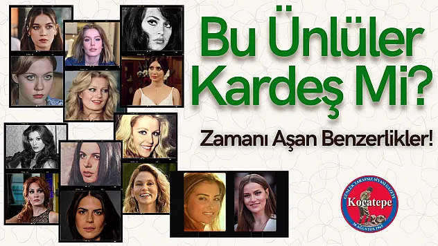 Yeşilçam'ın Oyuncuları İle Günümüz Ünlülerinin Benzerliği Dikkat Çekiyor!