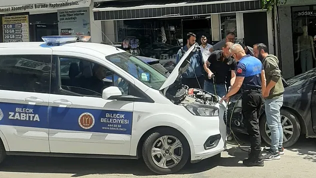 Yolda Kalan Aracın İmdadına Zabıta Yetişti