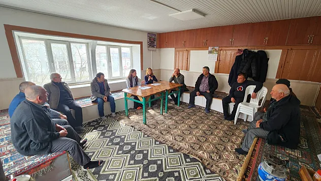 Yük Hayvanlarının Bakımı konusu, köyde işlendi