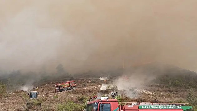 Zobran Köyünde Çıkan Yangına Destek