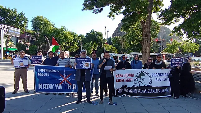 Afyon'da NATO Protestosu!