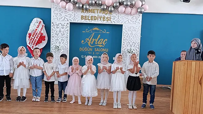 Ahmetpaşa'da Yaz Kur'an Kursları Tamamlandı