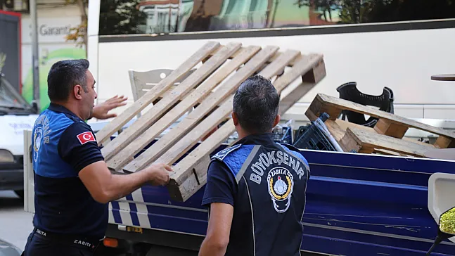 Eskişehir'de Zabıtadan Kaldırım İşgallerine Geçit Yok