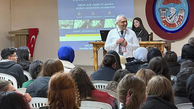 Öğrencilere Bor'un Geleceği Anlatıldı