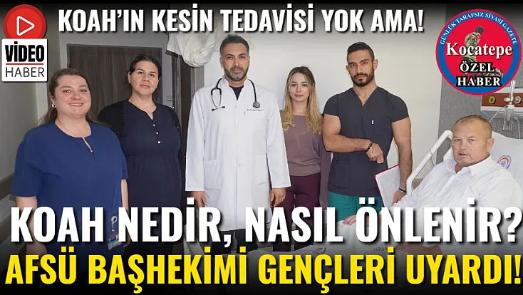 KOAH Nedir, Nasıl Önlenir? AFSÜ Başhekimi Gençleri Uyardı!