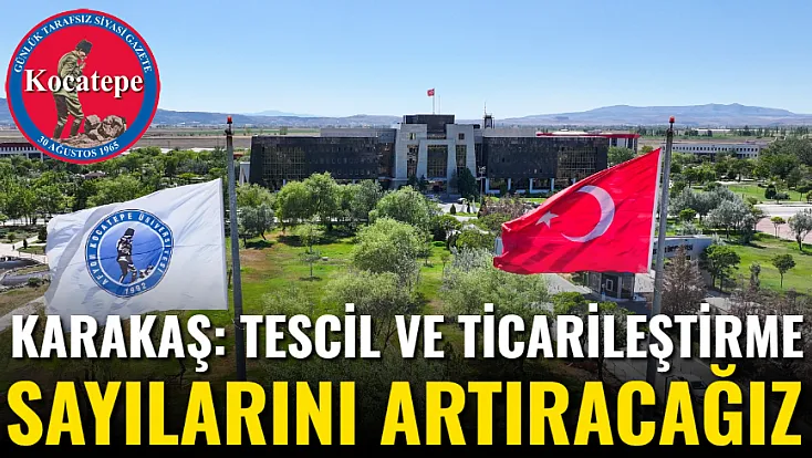 Karakaş: Tescil Ve Ticarileştirme Sayılarını Artıracağız