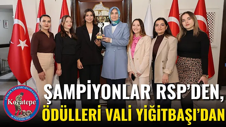 Şampiyonlar RSP’den, Ödülleri Vali Yiğitbaşı’dan