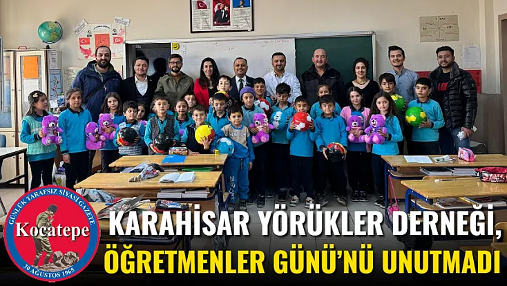 Karahisar Yörükler Derneği, Öğretmenler Günü’nü Unutmadı
