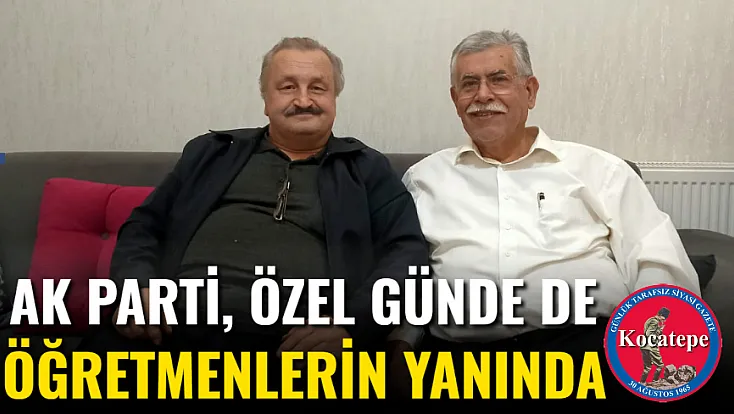 AK Parti, Özel Günde De Öğretmenlerin Yanında