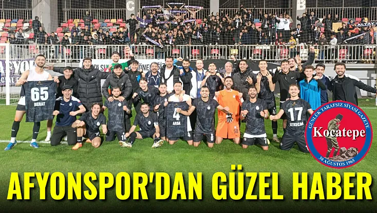 Afyonspor’dan Güzel Haber