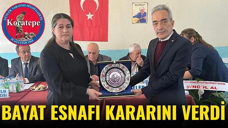 Bayat Esnafı Kararını Verdi