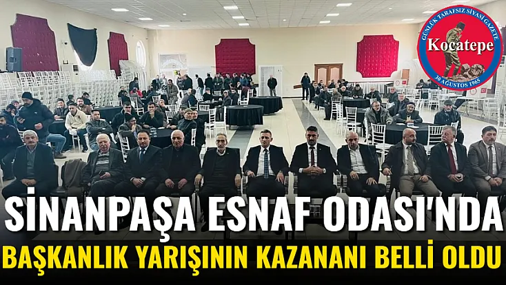 Sinanpaşa Esnaf Odası'nda Başkanlık Yarışının Kazananı Belli Oldu